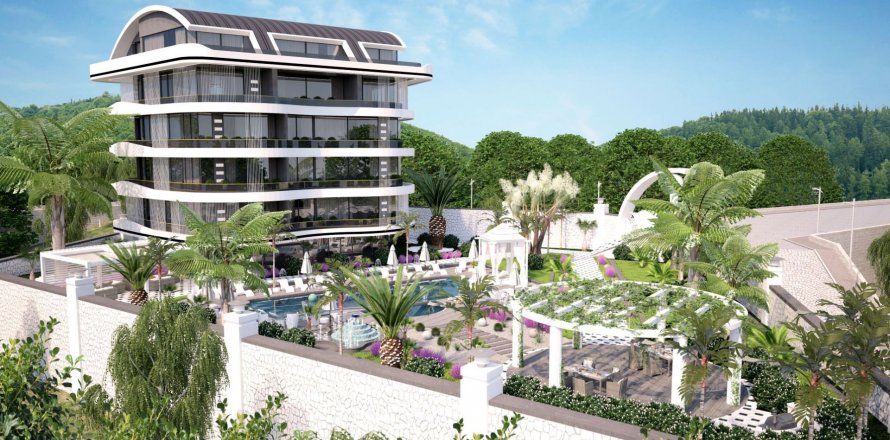 3+1 Penthouse  in Kargicak, Alanya, Antalya, Turkey No. 46659