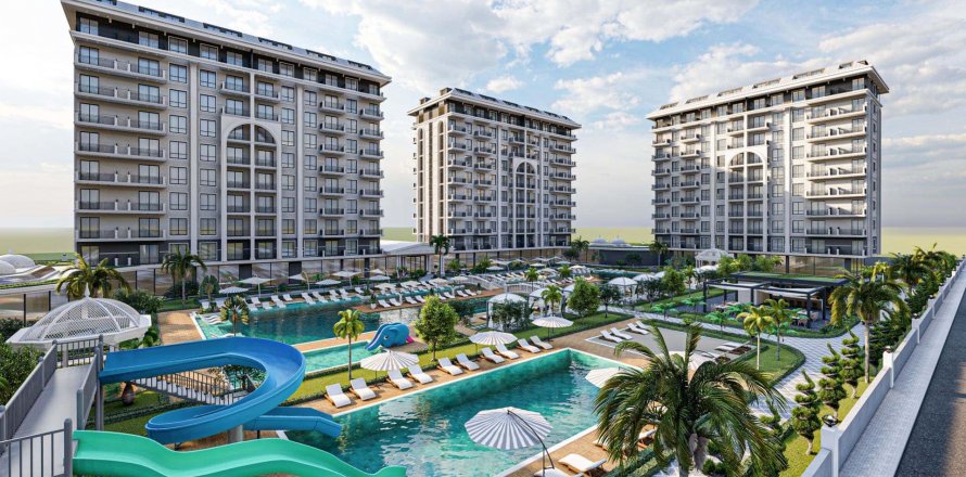 1+1 Apartment in Exodus Riverside Residence Demirtas, Demirtas, Alanya, Antalya, Turkey No. 43163