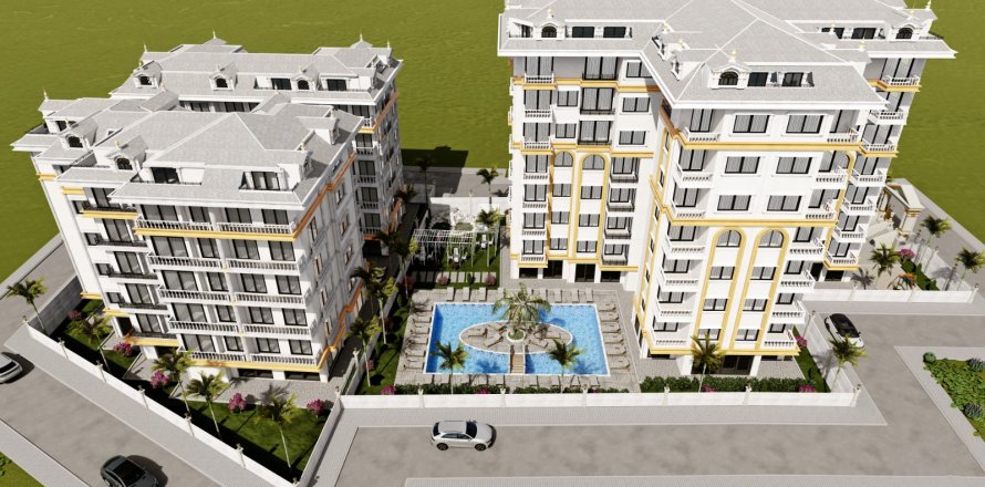 1+1 Apartment  in Alanya, Antalya, Turkey No. 43468