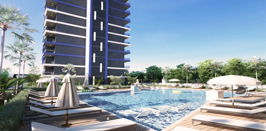 1+1 Apartment in Twin Towers 4, Mahmutlar, Antalya, Turkey No. 46252