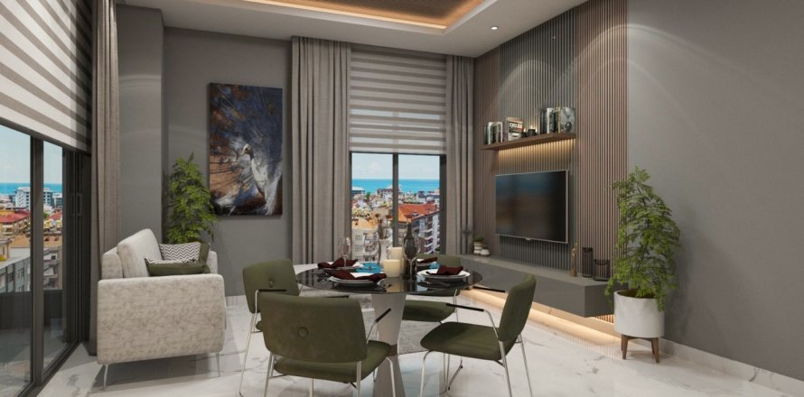 1+1 Apartment in Elite Marine 3, Alanya, Antalya, Turkey No. 46100