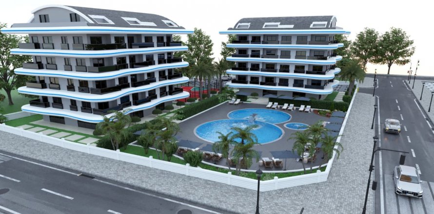 2+1 Apartment in Lotus Twins, Alanya, Antalya, Turkey No. 49428