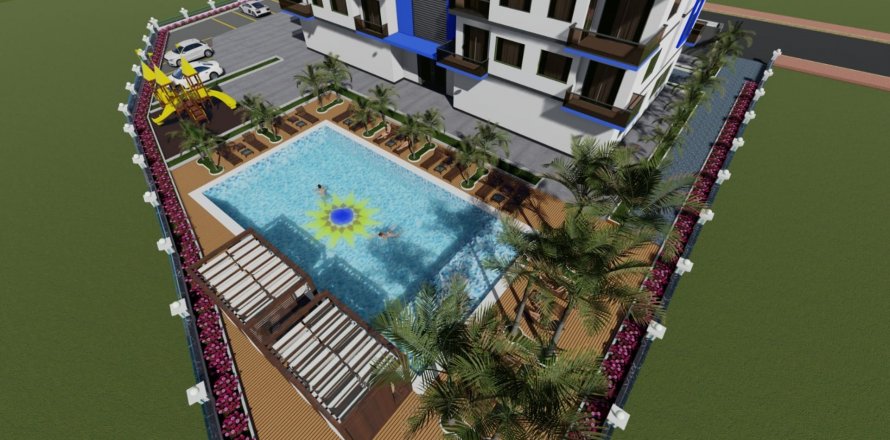 2+1 Apartment in Lotus Panorama, Avsallar, Antalya, Turkey No. 49414