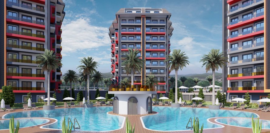 3+1 Apartment in Yildirim Deluxe, Avsallar, Antalya, Turkey No. 49142