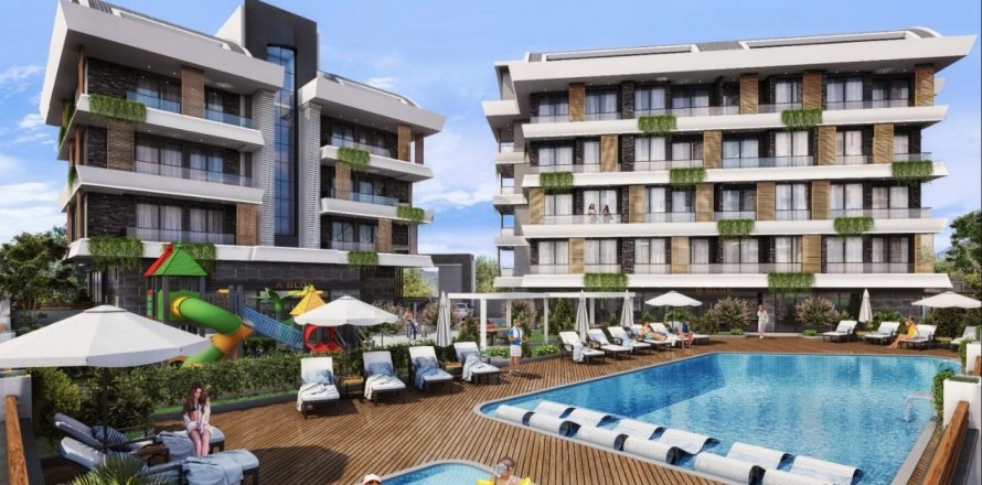 1+1 Apartment  in Oba, Antalya, Turkey No. 38156