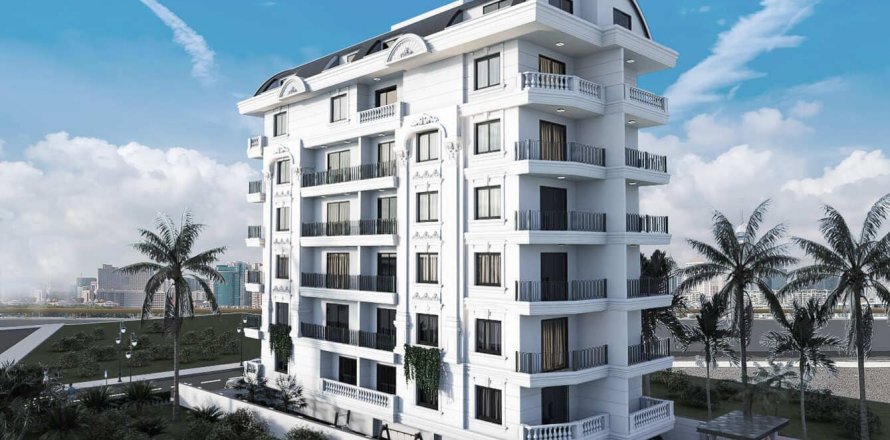 1+1 Apartment  in Alanya, Antalya, Turkey No. 50294