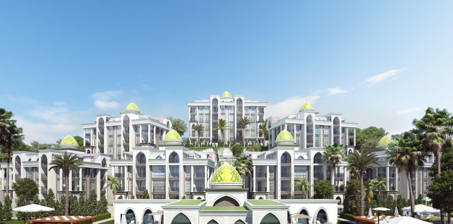 1+0 Apartment in A residential complex with a unique infrastructure, located in a picturesque area of Kargicak, Alanya, Antalya, Turkey No. 49717