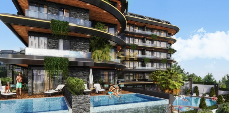 1+1 Apartment  in Alanya, Antalya, Turkey No. 48451