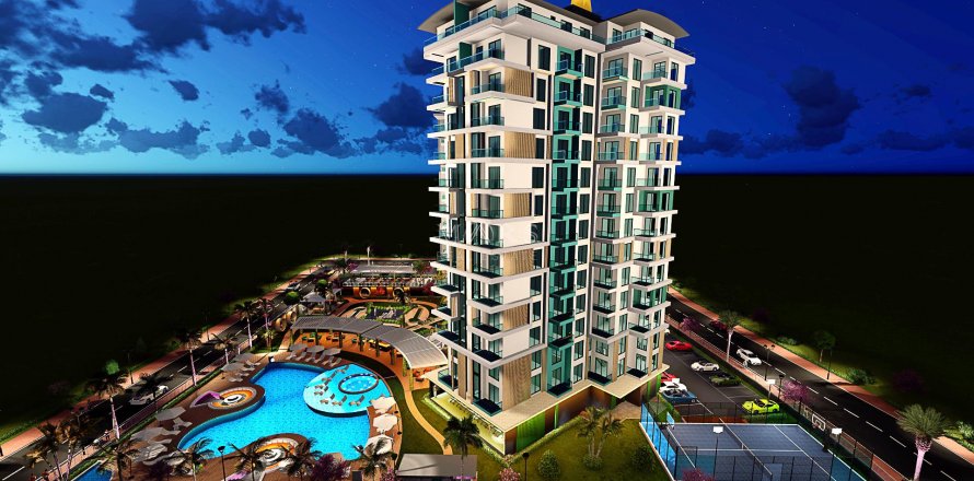 3+1 Apartment in Residential complex with the comfort of a five-star hotel in Mahmutlar, Alanya, Antalya, Turkey No. 49689