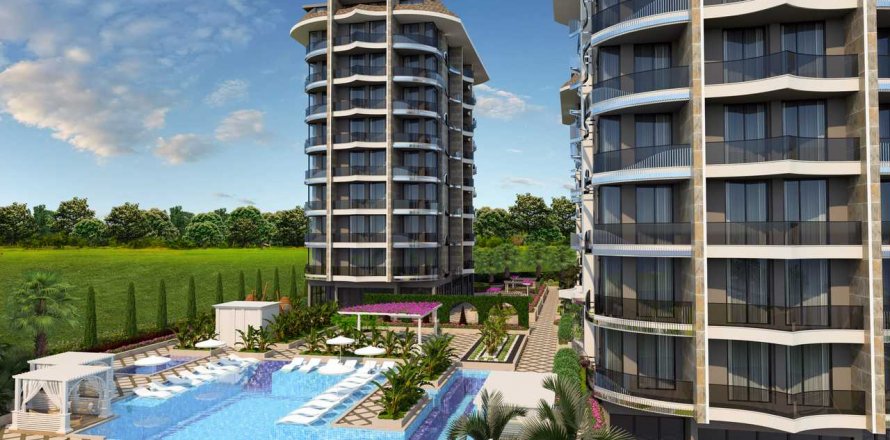 1000+0 Apartment  in Tosmur, Alanya, Antalya, Turkey No. 48827