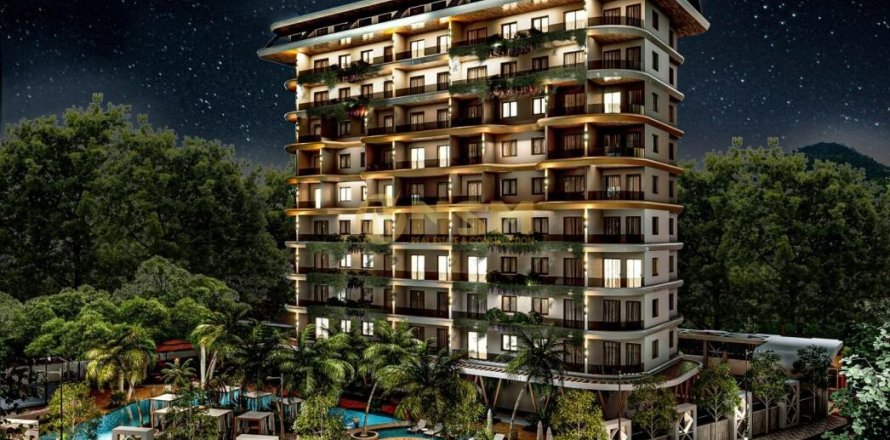 1+1 Apartment  in Alanya, Antalya, Turkey No. 48426