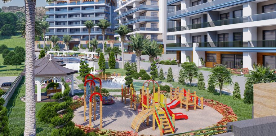 2+1 Apartment in Eco Blue, Kargicak, Alanya, Antalya, Turkey No. 49285