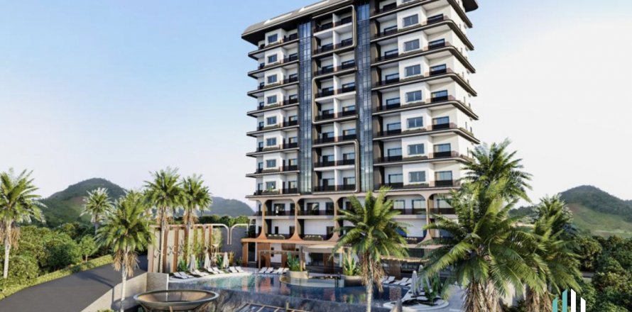 1+1 Apartment  in Demirtas, Alanya, Antalya, Turkey No. 52569