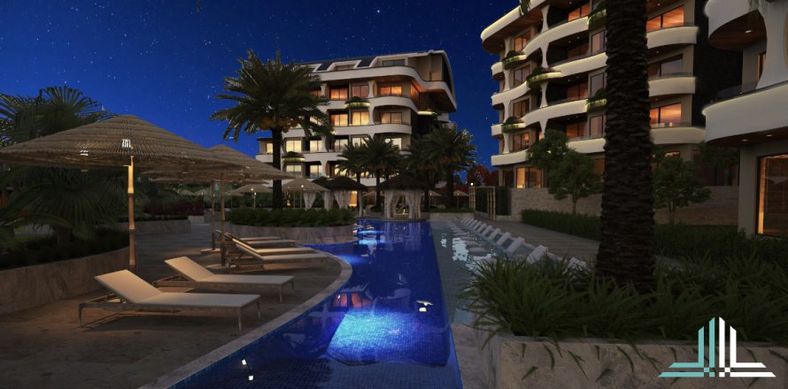 1+1 Apartment  in Alanya, Antalya, Turkey No. 52571