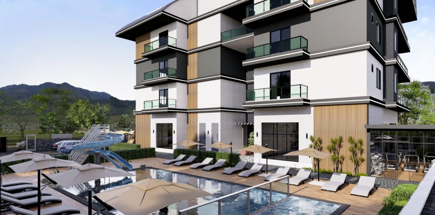 1+1 Apartment  in Oba, Antalya, Turkey No. 51300