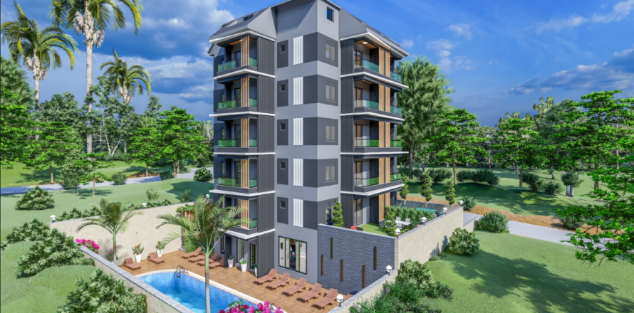 1+1 Apartment  in Avsallar, Antalya, Turkey No. 53863