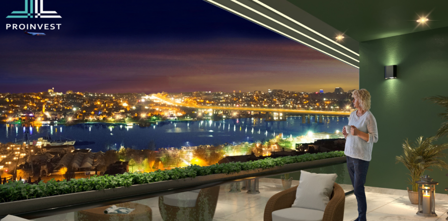 4+1 Apartment  in Beyoglu, Istanbul, Turkey No. 54495