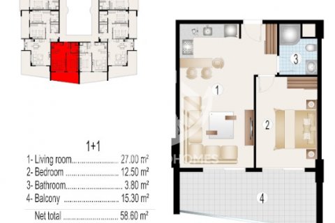 Penthouse for sale  in Mahmutlar, Antalya, Turkey, 2 bedrooms, 148m2, No. 12722 – photo 30