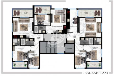 Apartment for sale  in Oba, Antalya, Turkey, 1 bedroom, 42m2, No. 50614 – photo 15