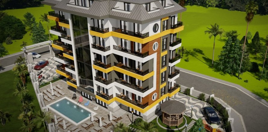 2+1 Apartment  in Oba, Antalya, Turkey No. 52482
