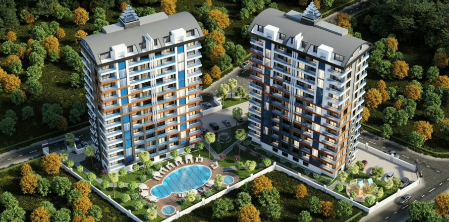 1+1 Apartment  in Mahmutlar, Antalya, Turkey No. 47486