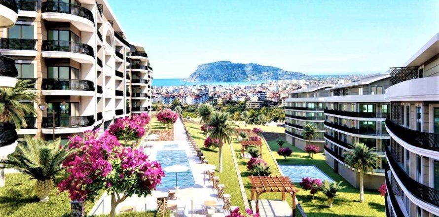 2+1 Apartment  in Oba, Antalya, Turkey No. 54670