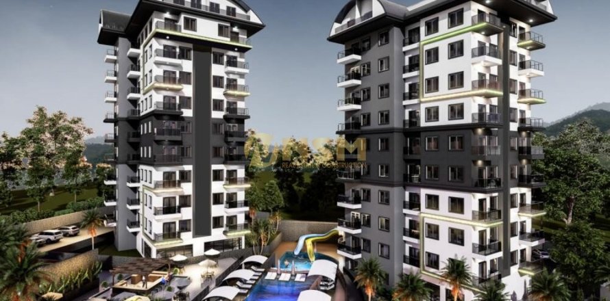 1+1 Apartment  in Alanya, Antalya, Turkey No. 53984