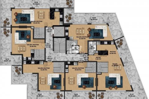 Apartment for sale  in Alanya, Antalya, Turkey, 1 bedroom, 45m2, No. 54746 – photo 16