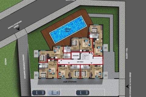 Apartment for sale  in Antalya, Turkey, 1 bedroom, 42m2, No. 53617 – photo 7