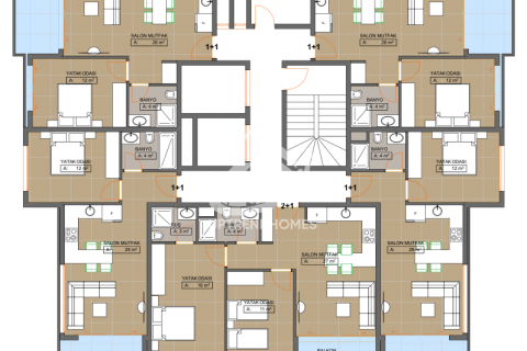 Apartment for sale  in Mahmutlar, Antalya, Turkey, 1 bedroom, 60m2, No. 54324 – photo 17