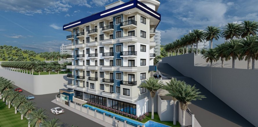 1+1 Apartment  in Alanya, Antalya, Turkey No. 58932