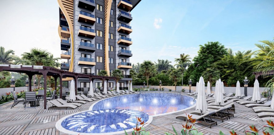 1+1 Apartment  in Gazipasa, Antalya, Turkey No. 62456