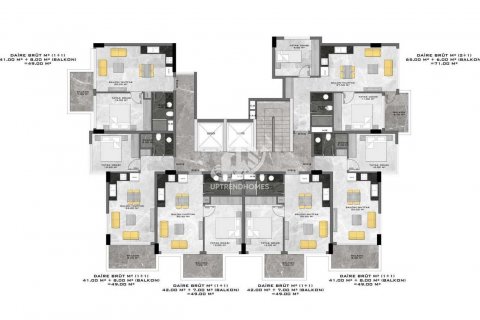 Apartment for sale  in Kargicak, Alanya, Antalya, Turkey, 1 bedroom, 49m2, No. 61605 – photo 30