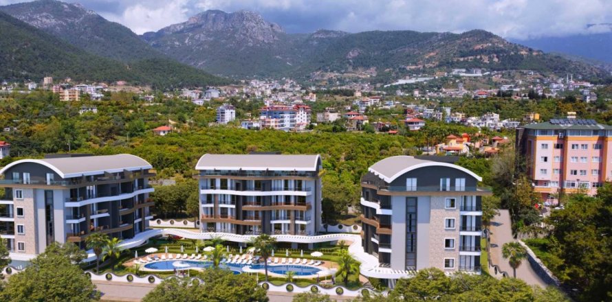 1+1 Apartment  in Oba, Antalya, Turkey No. 62483