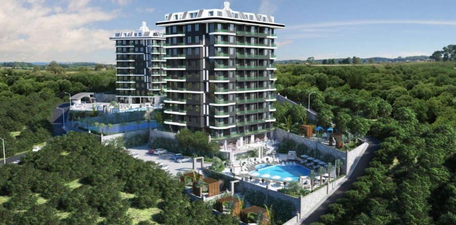 1+1 Apartment  in Alanya, Antalya, Turkey No. 58907