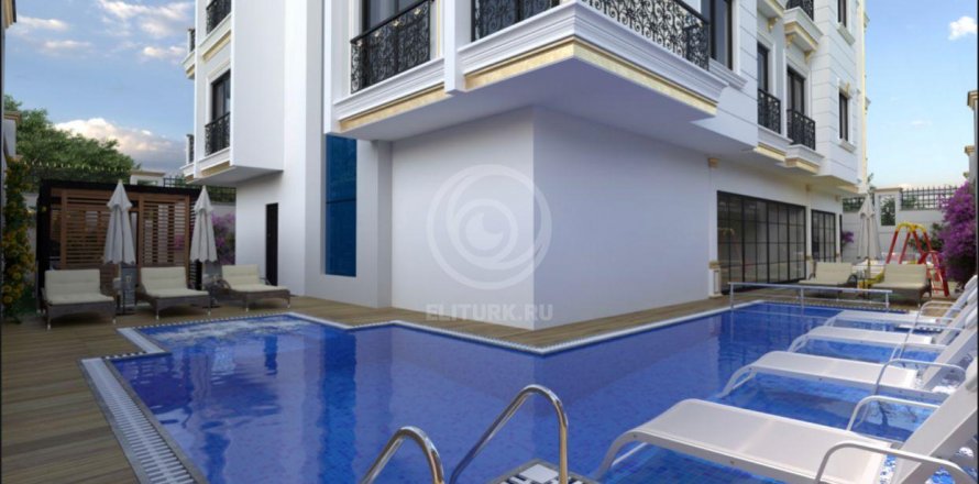 Малоэтажная резиденция Loya Homes в центре популярного района  in Alanya, Antalya, Turkey No.56000