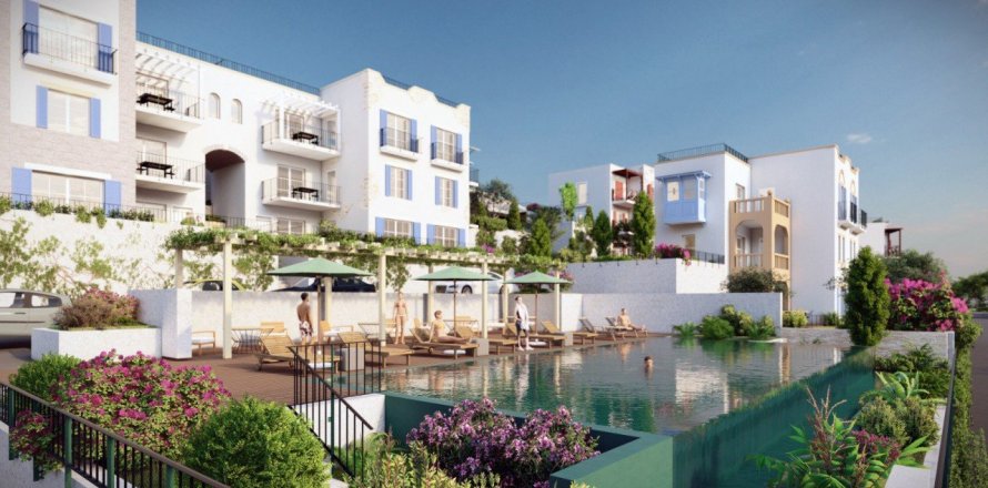 1+1 Apartment  in Bodrum, Mugla, Turkey No. 58960