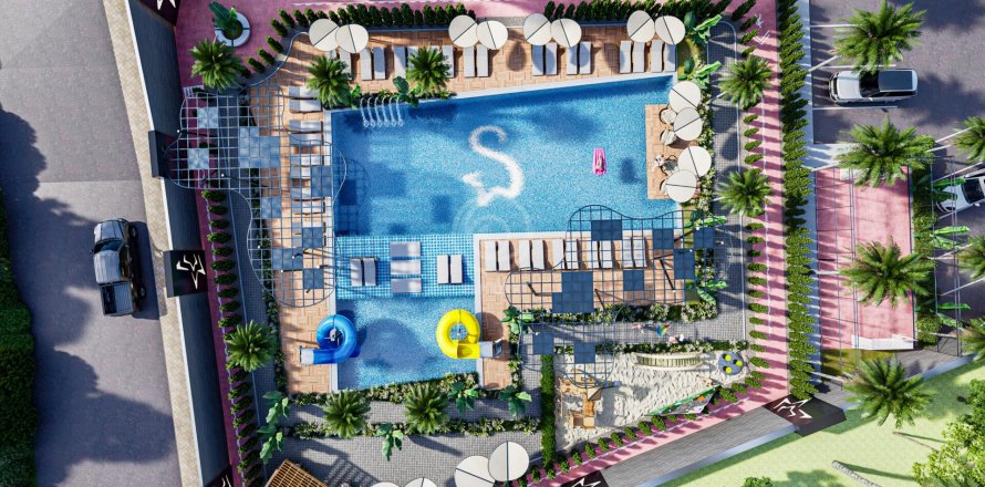 2+1 Apartment in STARFISH RIVERSIDE RESIDENCE — концептуальный ЖК с инфраструктурой отдыха и СПА, Alanya, Antalya, Turkey No. 56726
