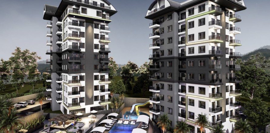 1+1 Apartment  in Alanya, Antalya, Turkey No. 58801