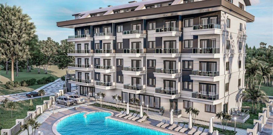 1+1 Apartment  in Alanya, Antalya, Turkey No. 58987