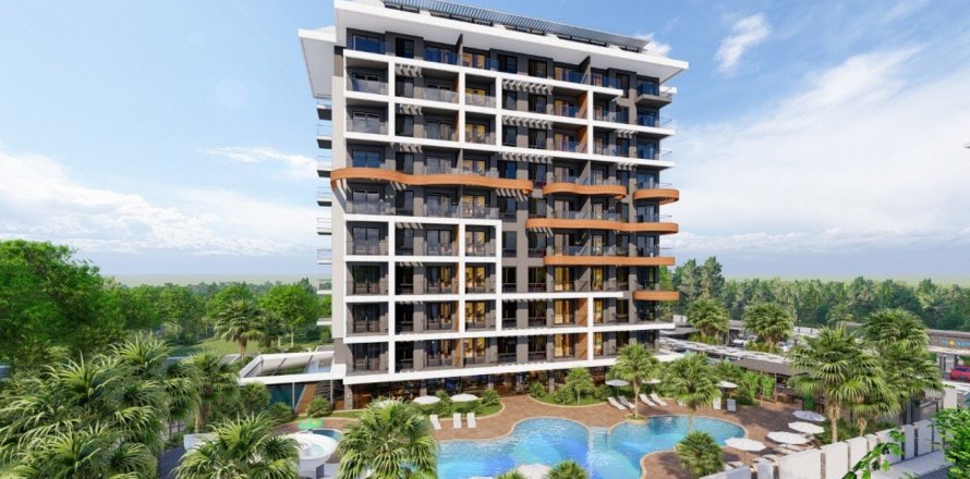 1+1 Apartment  in Alanya, Antalya, Turkey No. 58800