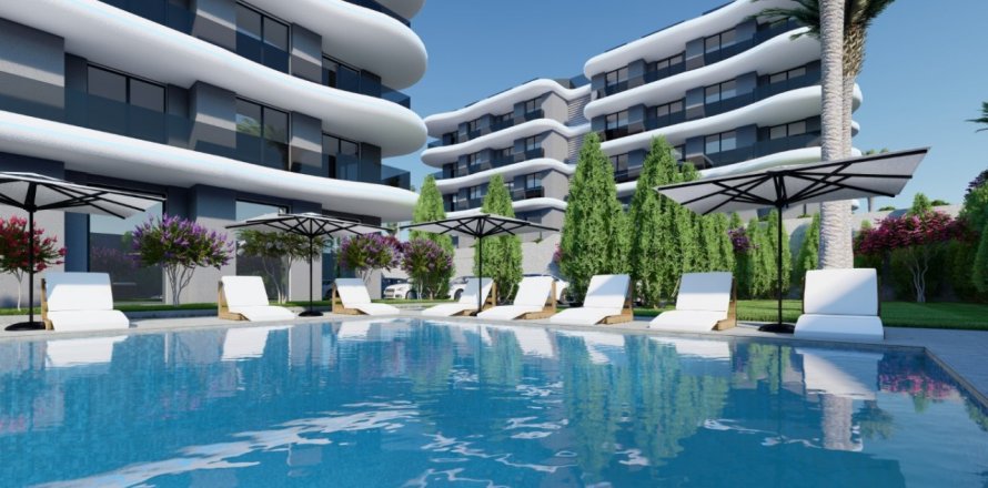 1+1 Apartment  in Alanya, Antalya, Turkey No. 58818