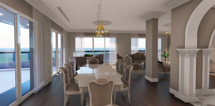 1+1 Apartment in Sky Deluxia, Long Beach, Iskele, Northern Cyprus No. 61521