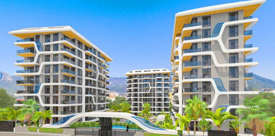 1+1 Apartment  in Tosmur, Alanya, Antalya, Turkey No. 61173