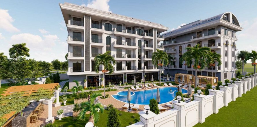 1+1 Apartment  in Oba, Antalya, Turkey No. 59349