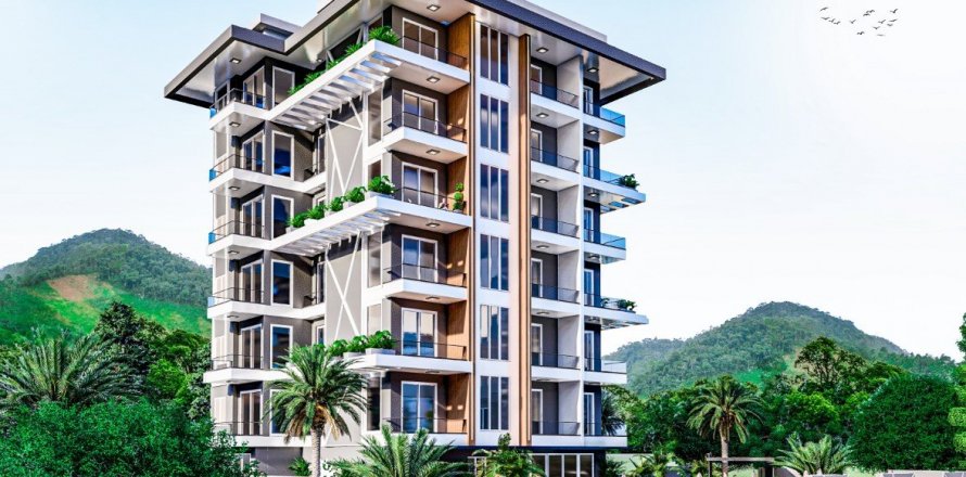 1+1 Apartment  in Alanya, Antalya, Turkey No. 58885