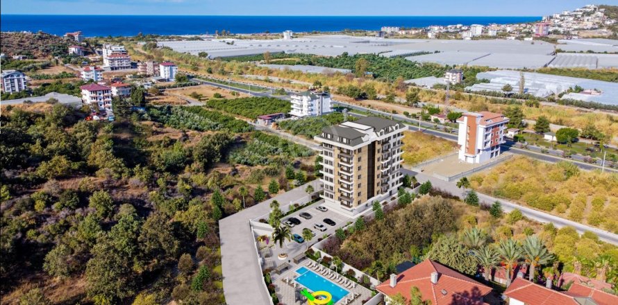 2+1 Apartment in Sedre Park  Residence — комплекс с инфраструктурой отеля на лоне тропической природы, Alanya, Antalya, Turkey No. 59473