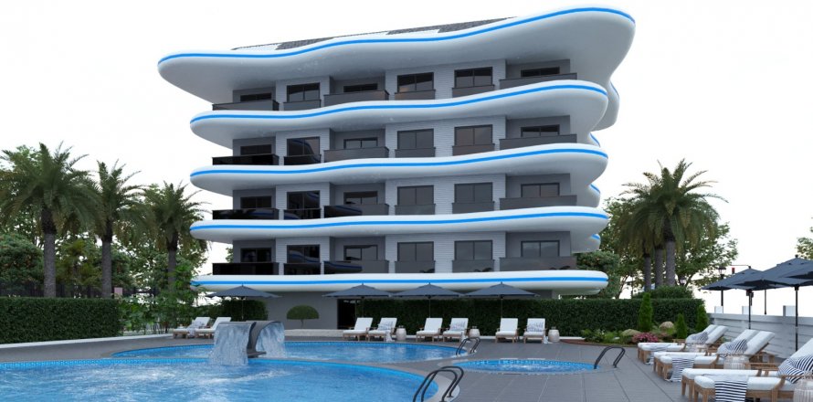 1+1 Apartment  in Incekum, Antalya, Turkey No. 64240