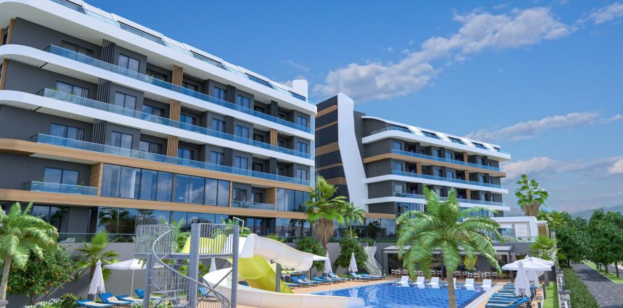 1+1 Apartment  in Oba, Antalya, Turkey No. 64233