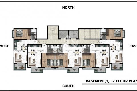 Apartment for sale  in Avsallar, Antalya, Turkey, 1 bedroom, 53m2, No. 63727 – photo 26